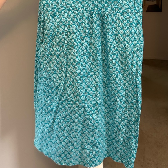 BODEN BLUE AND WHITE DRESS - Picture 4 of 4